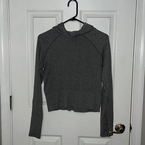 Cropped Athletic Hoodie
